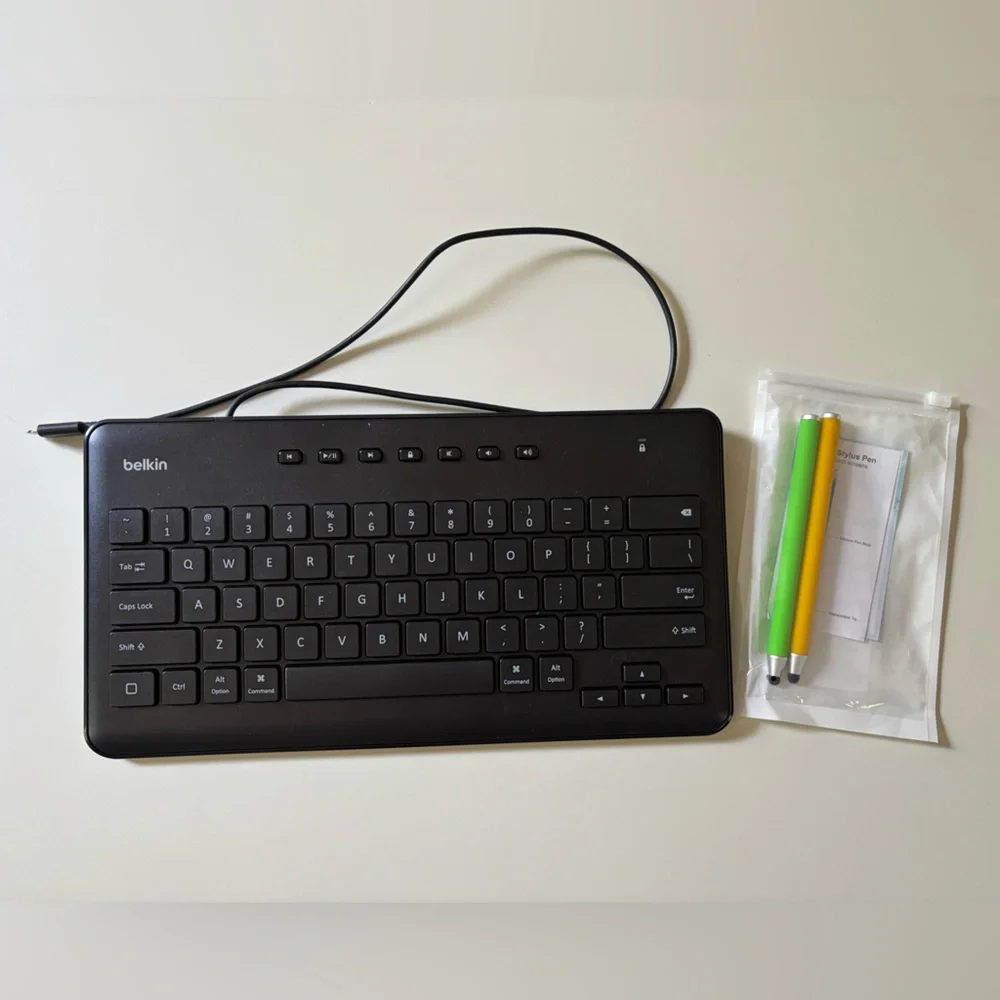 Belkin Wired Keyboard For Apple iPad With Lightning Cable
